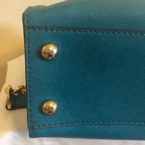 Michael Kors saffiano leather medium Hamilton bag - Picture 4 of 6